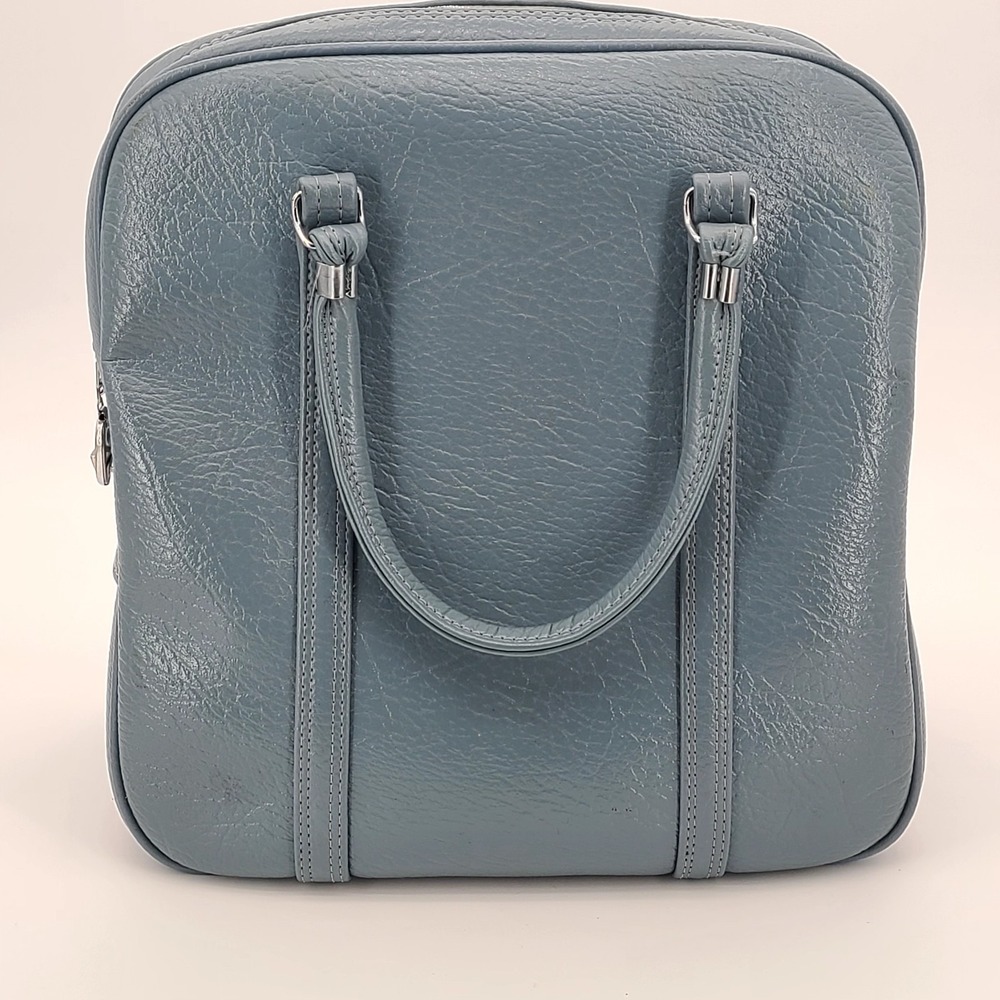 VTG Baltimore Luggage Co Amelia Earhart Blue Faux Leather Carry On 14" MCM